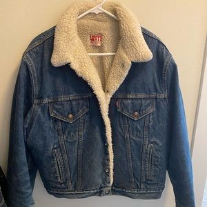 Vintage Levi’s Sherpa denim jacket
